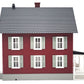 MTH 30-90552 O Row House #2 - Red and Gray LN