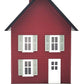 MTH 30-90552 O Row House #2 - Red and Gray LN