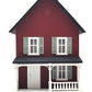 MTH 30-90552 O Row House #2 - Red and Gray LN