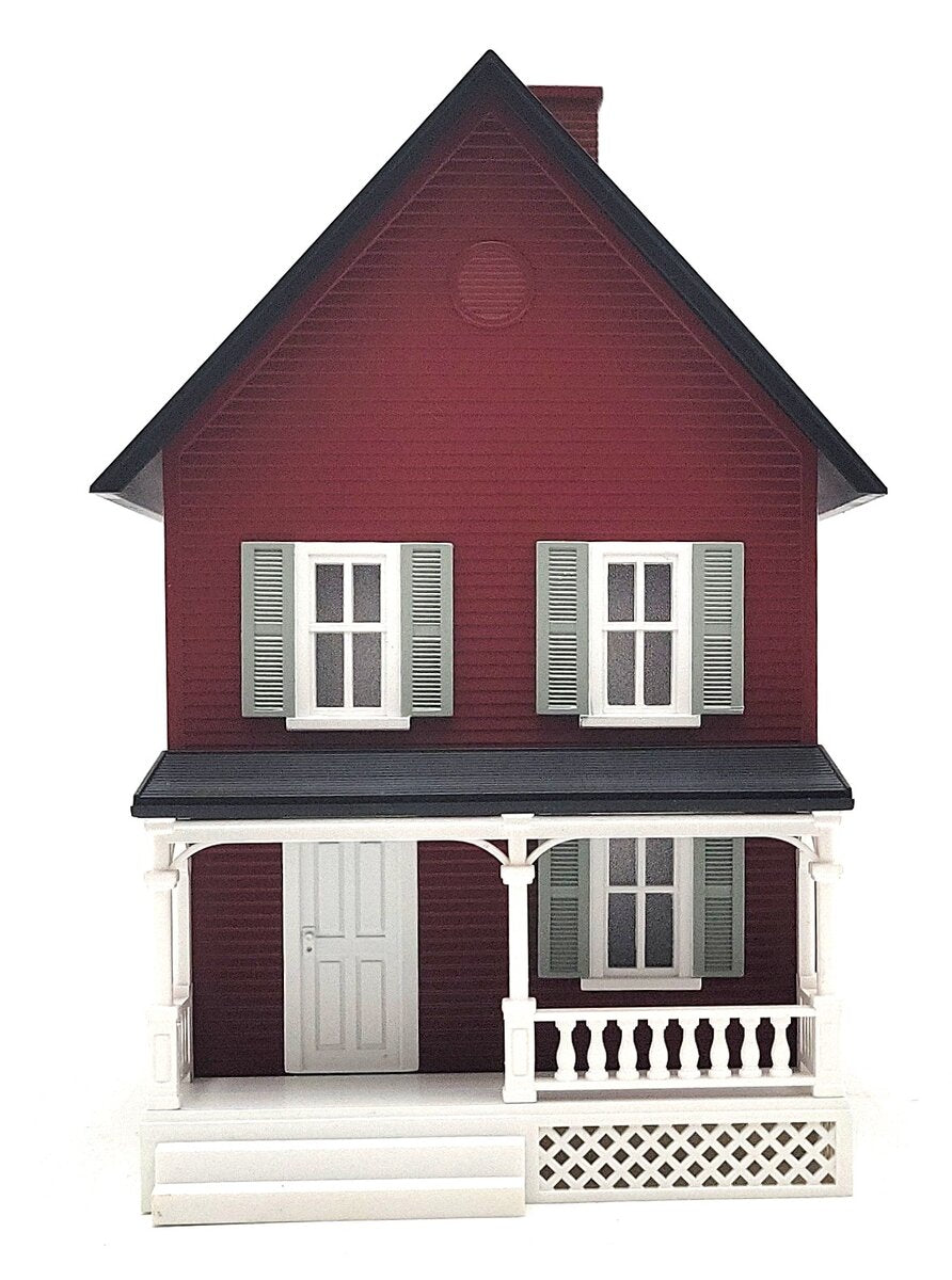 MTH 30-90552 O Row House #2 - Red and Gray LN