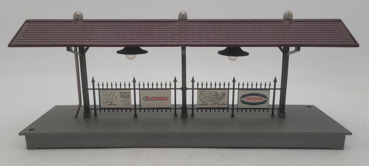 Lionel 6-12748 O/027 Illuminated Station Platform EX