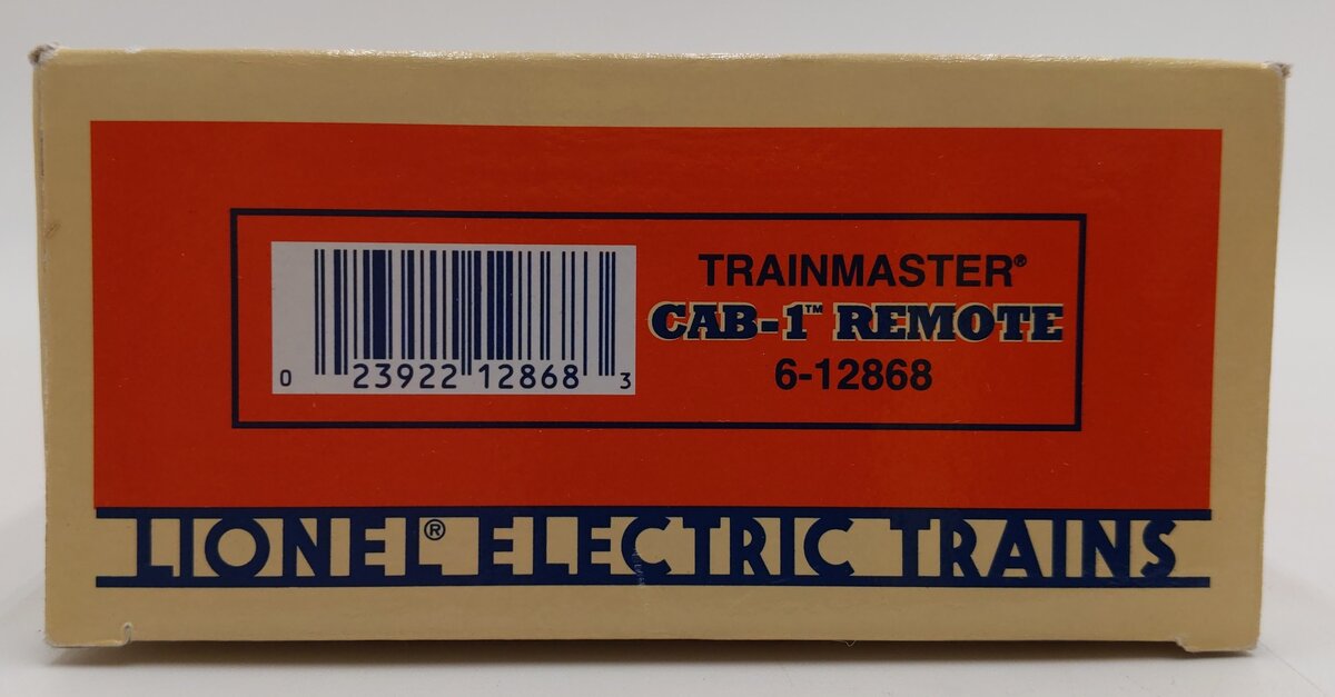 Lionel 6-12868 O Gauge CAB 1 Remote Control Transmitter EX/Box