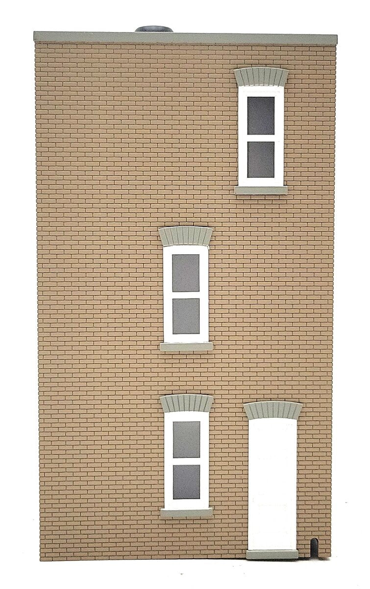 MTH 30-90601 O 3-Story Tan Town House #2 EX