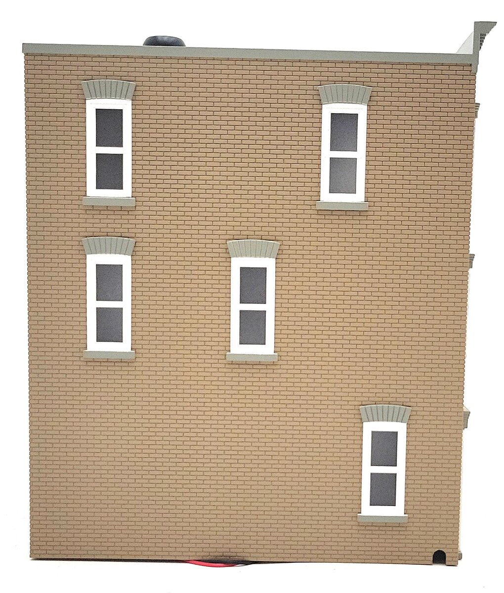 MTH 30-90601 O 3-Story Tan Town House #2 EX