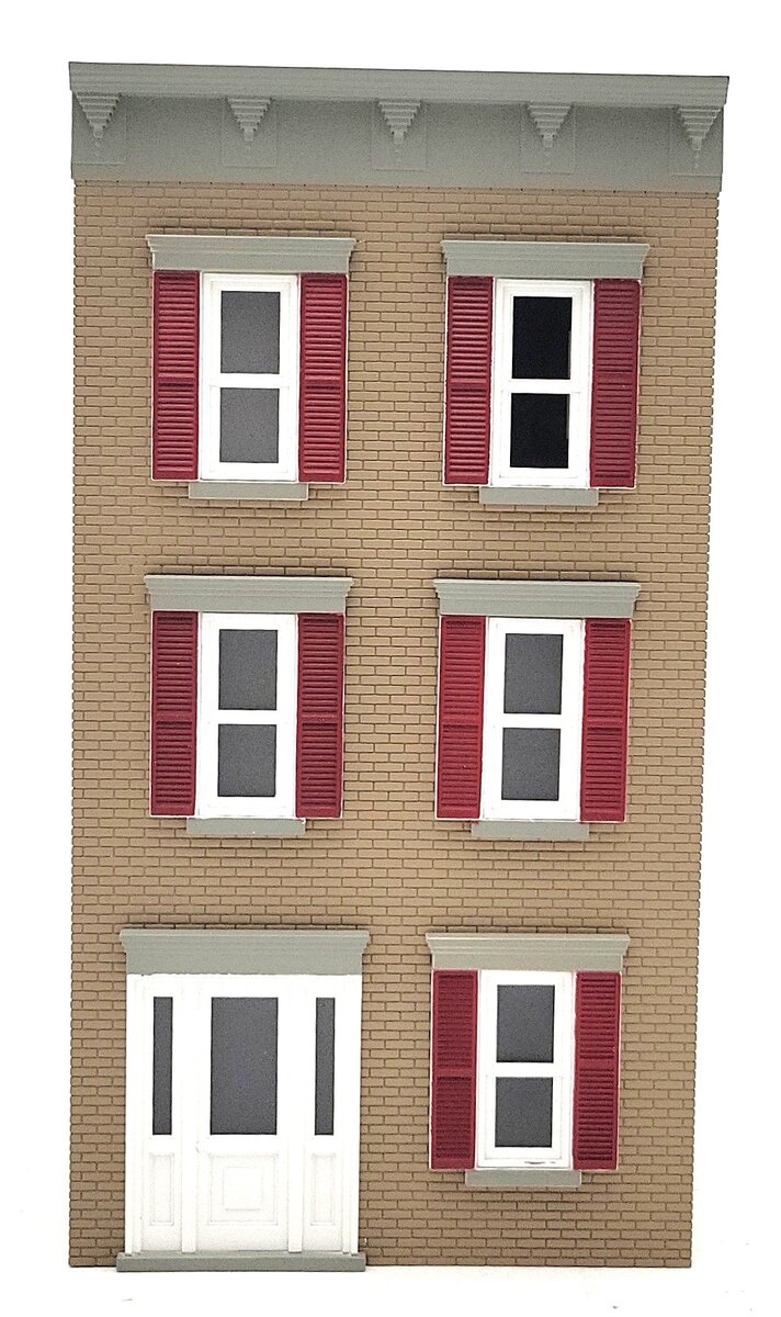 MTH 30-90601 O 3-Story Tan Town House #2 EX