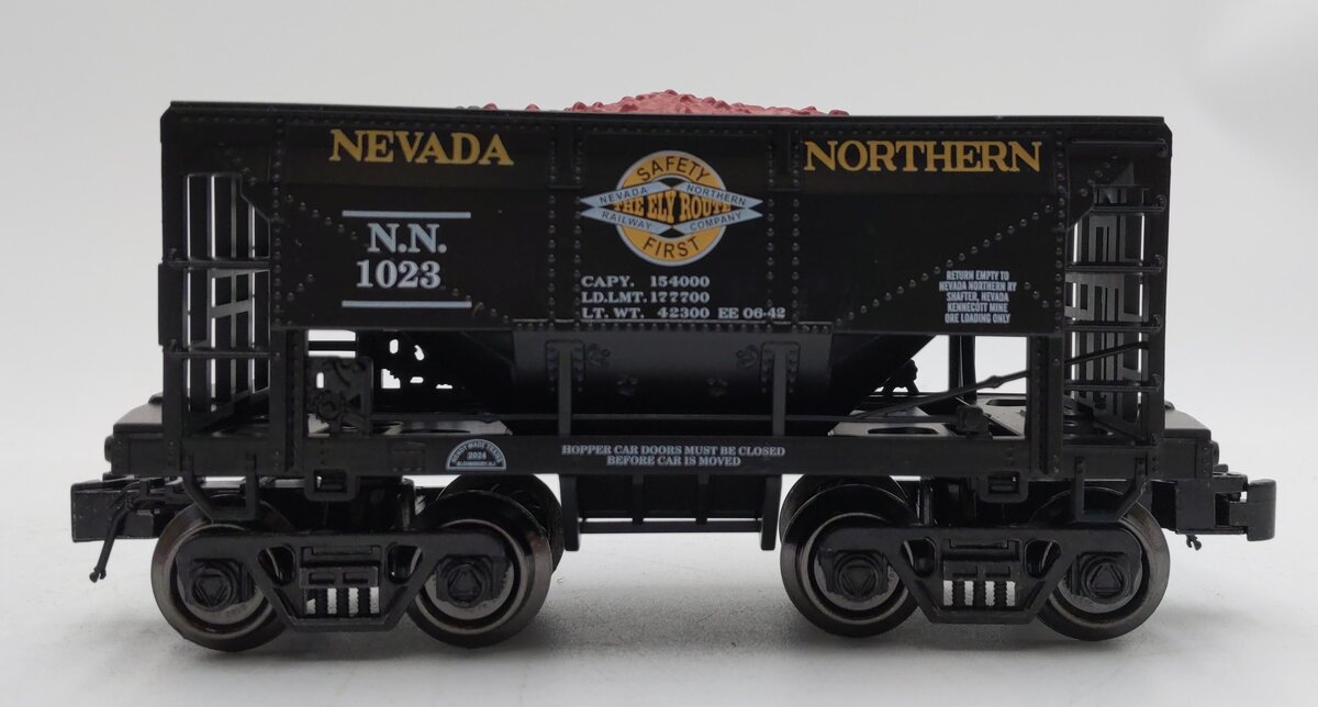 RMT 96799-128 O Gauge Nevada Northern Ore Car #1023 EX/Box
