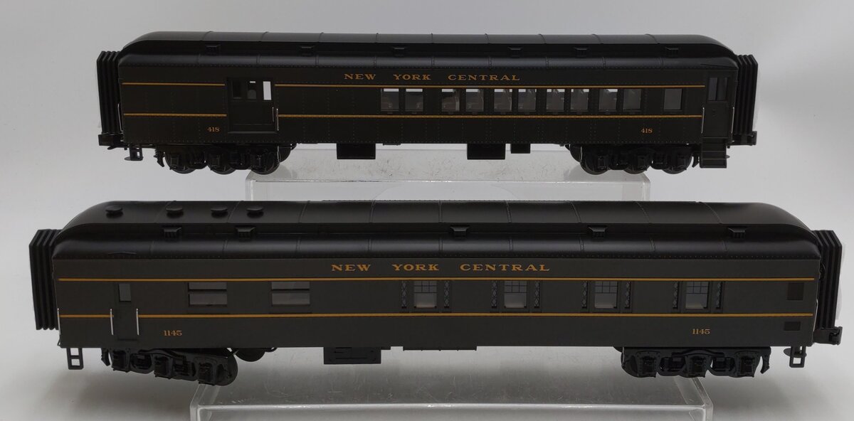 MTH 30-69156 O New York Central RailKing 60' Madison Combo/Diner (Set of 2) LN/Box