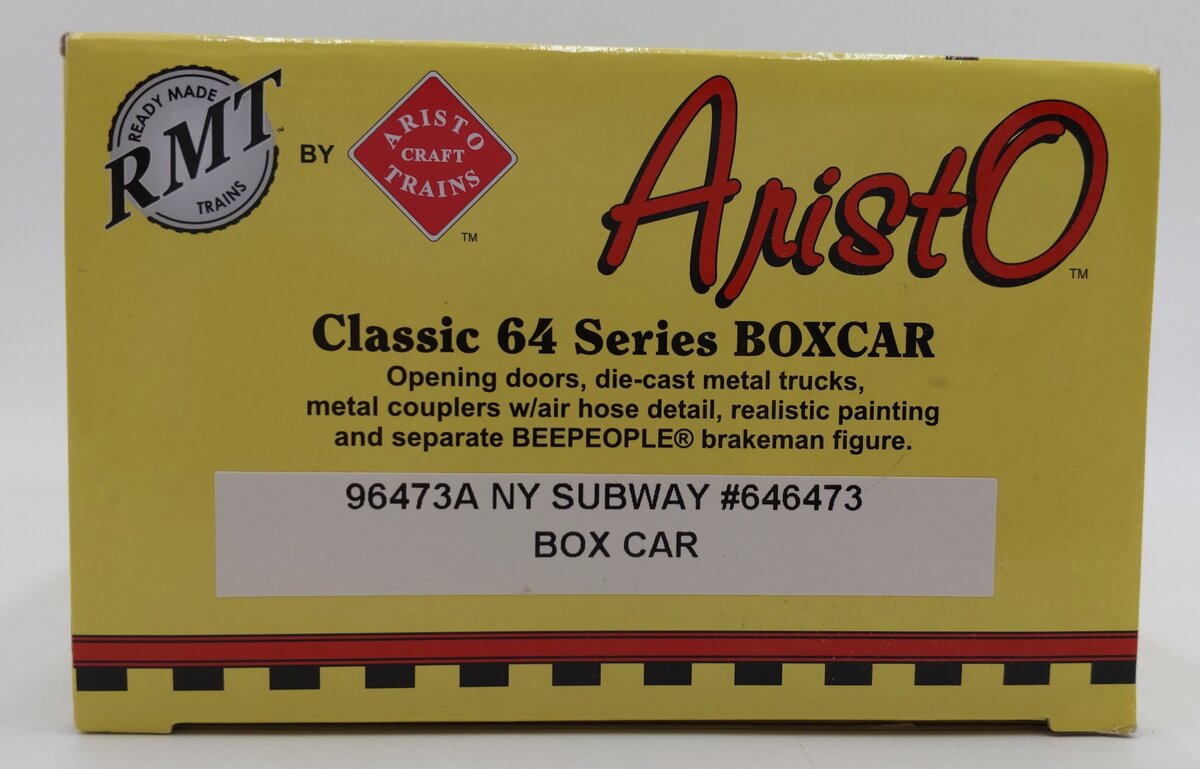 RMT 96473A New York Subway Boxcar #646473 LN/Box