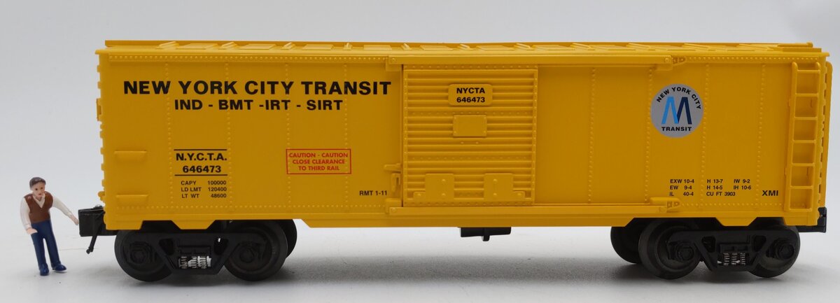 RMT 96473A New York Subway Boxcar #646473