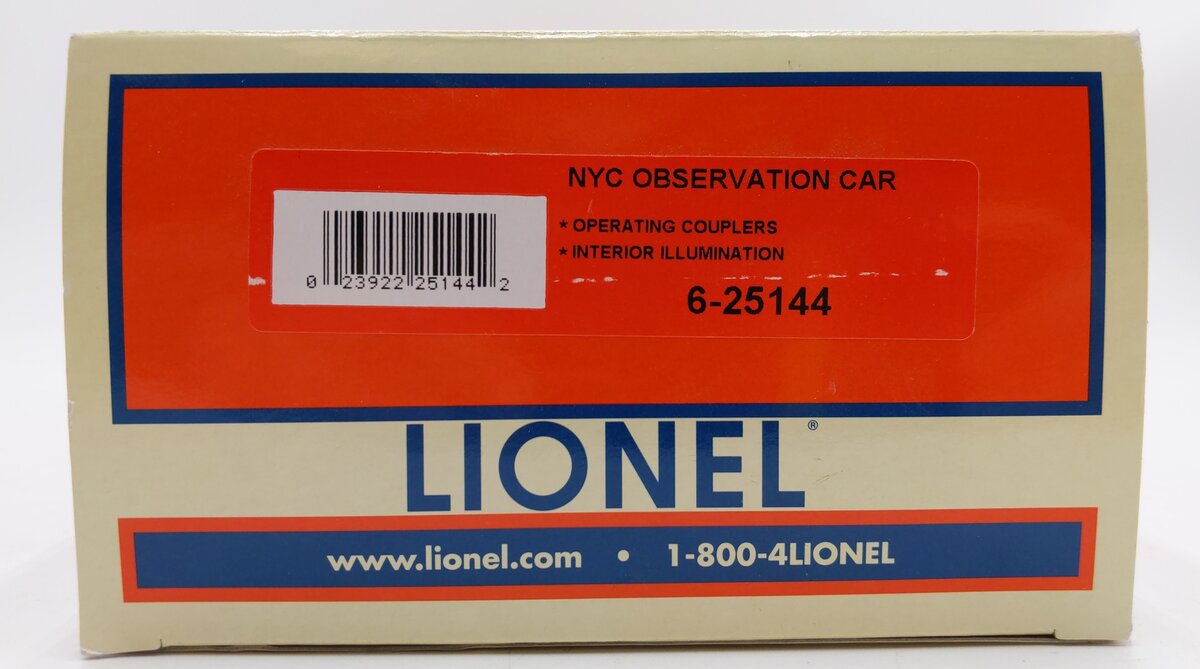 Lionel 6-25144 O Gauge New York Central 
