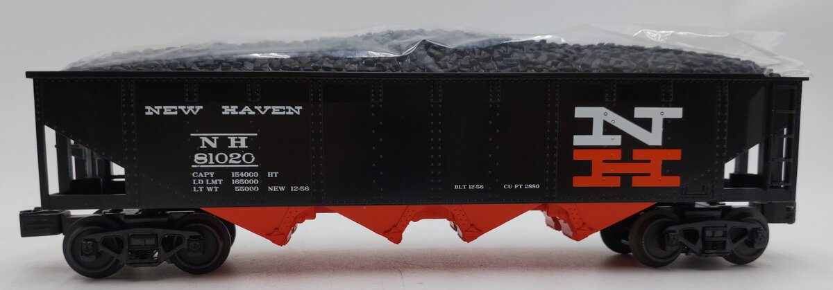 MTH 30-75670 O New Haven RailKing 4-Bay Hopper Car #81020 LN/Box