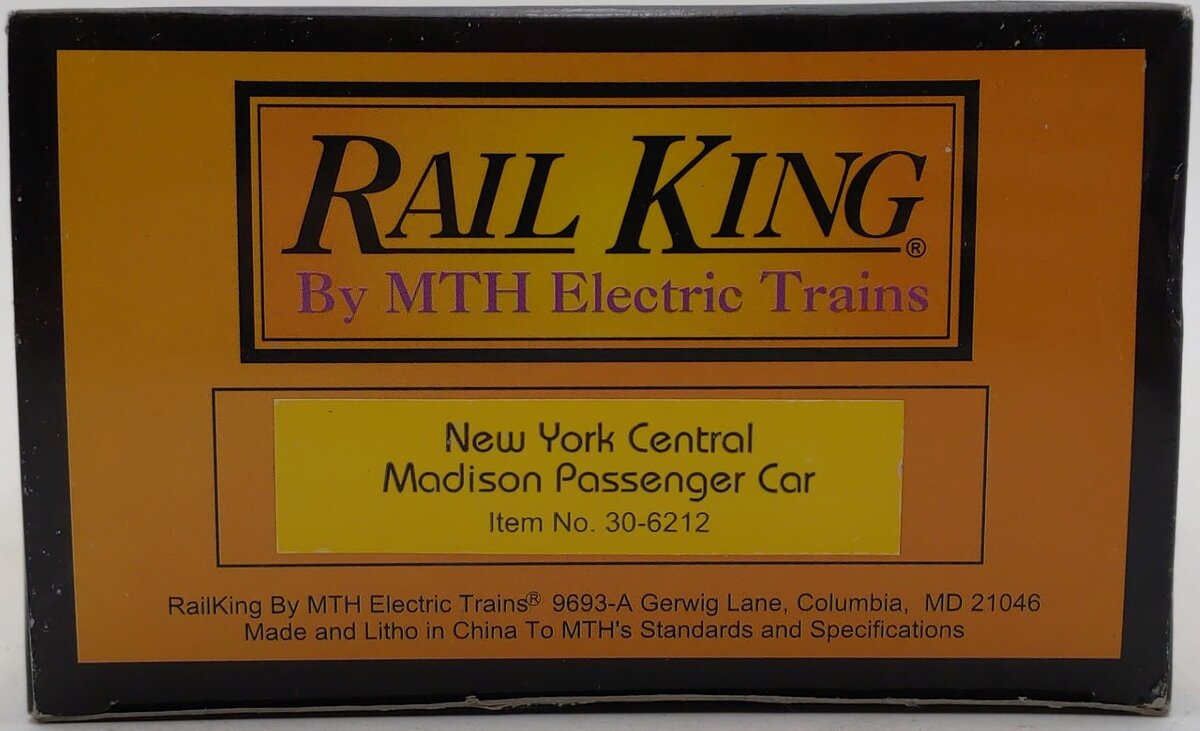 MTH 30-6212 New York Central Madison 