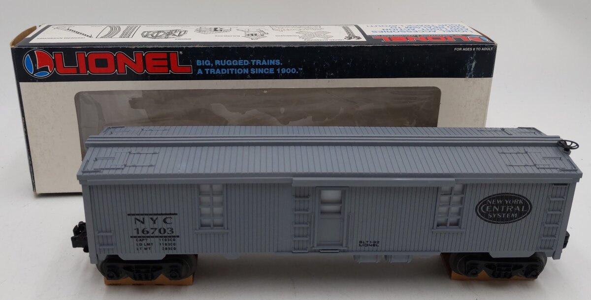 Lionel 6-16703 O Gauge New York Central Illuminated Tool Car #16703 LN/Box