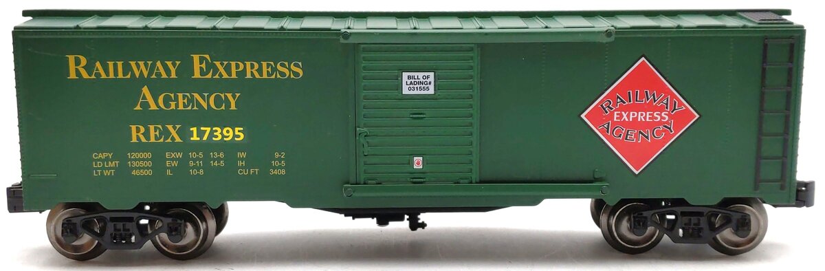 Menards 279-4534 O Gauge Railway Express Box Car #17395 LN/Box