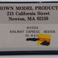 Crown 3000 O Railway Express Reefer Car #4756 VG/Box