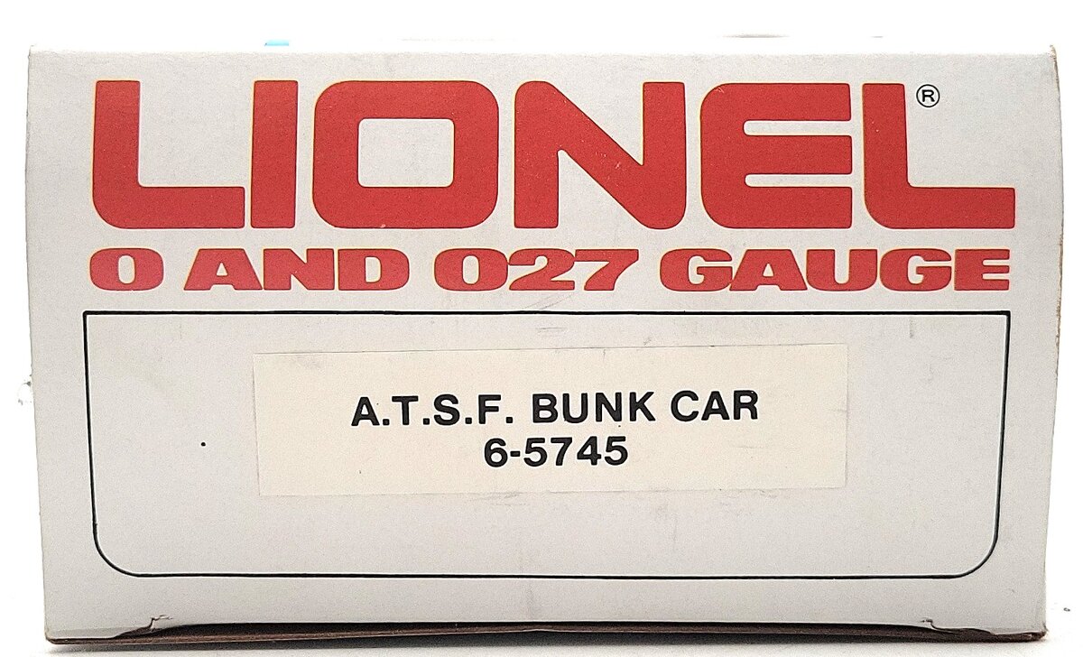 Lionel 6-5745 O Gauge AT&SF Bunk Car LN/Box