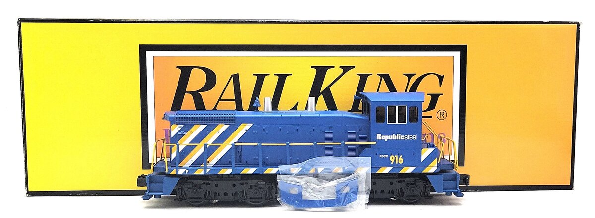 MTH 30-20842-1 O Republic Steel SW1500 Diesel Switcher w/ Proto-Sound 3.0 #916 EX/Box