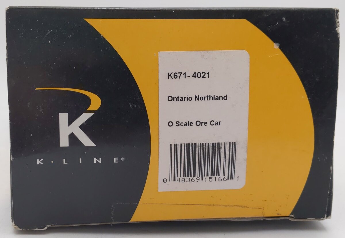 K-Line K671-4021 O Ontario Northland Ore Car EX/Box