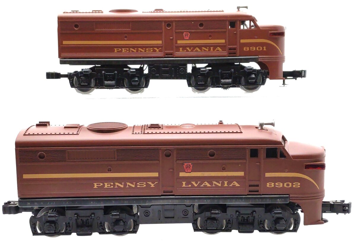 Lionel 6-18901 O Gauge Pennsylvania AA Alco Diesel Locomotive Set #8901/8902 EX/Box