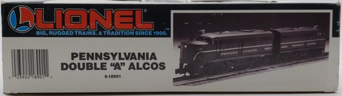 Lionel 6-18901 O Gauge Pennsylvania AA Alco Diesel Locomotive Set #8901/8902 EX/Box