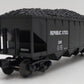 MTH 30-75388 O Republic Steel 4-Bay Hopper Car LN/Box