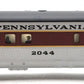 Lionel 6-35167 O Gauge Pennsylvania Diner Passenger Car #2044 LN/Box
