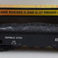 MTH 30-75601 O Republic Steel 4-Bay Hopper Car w/ Coal Load #218 LN/Box