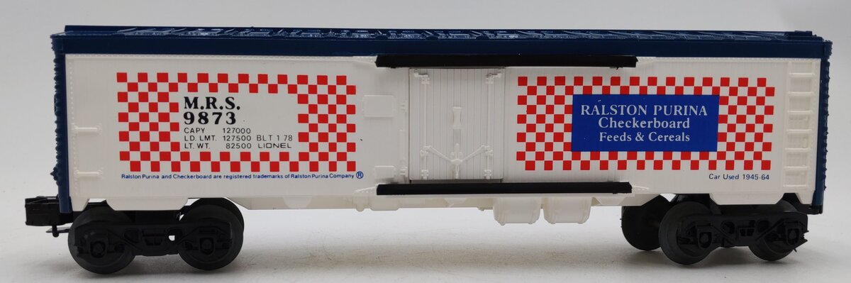 Lionel 6-9873 O Gauge Ralston Purina Billboard Reefer Car #9873 LN/Box