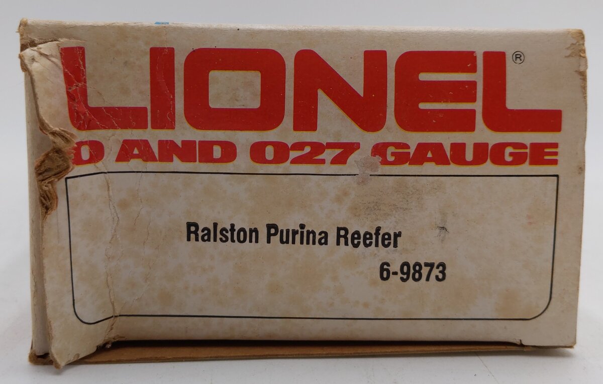 Lionel 6-9873 O Gauge Ralston Purina Billboard Reefer Car #9873 LN/Box