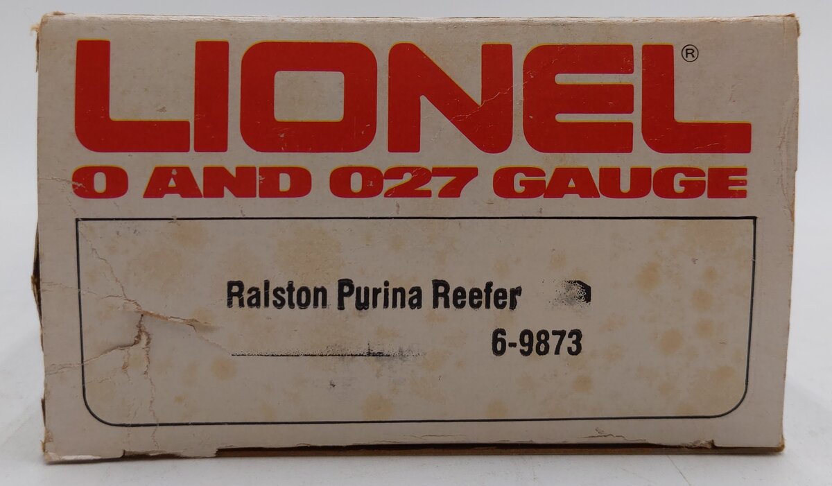 Lionel 6-9873 O Gauge Ralston Purina Billboard Reefer Car #9873 LN/Box