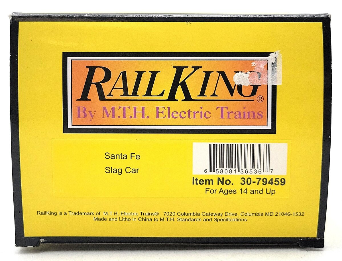 MTH 30-79459 O Santa Fe Slag Car LN/Box
