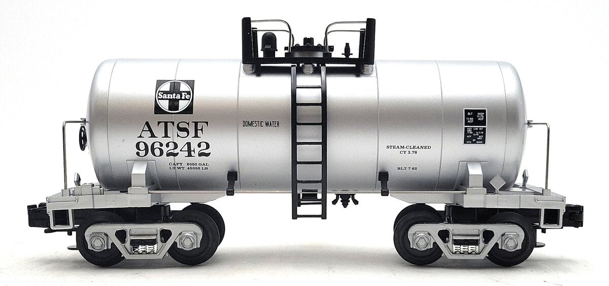 MTH 20-96022 O Gauge Santa Fe 8000 Gallon Tank Car #96242 EX/Box