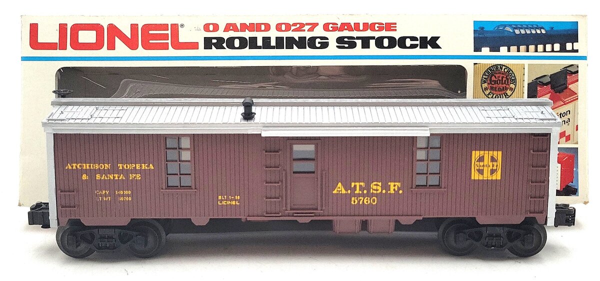 Lionel 6-5760 O Gauge AT&SF Tool Car LN/Box