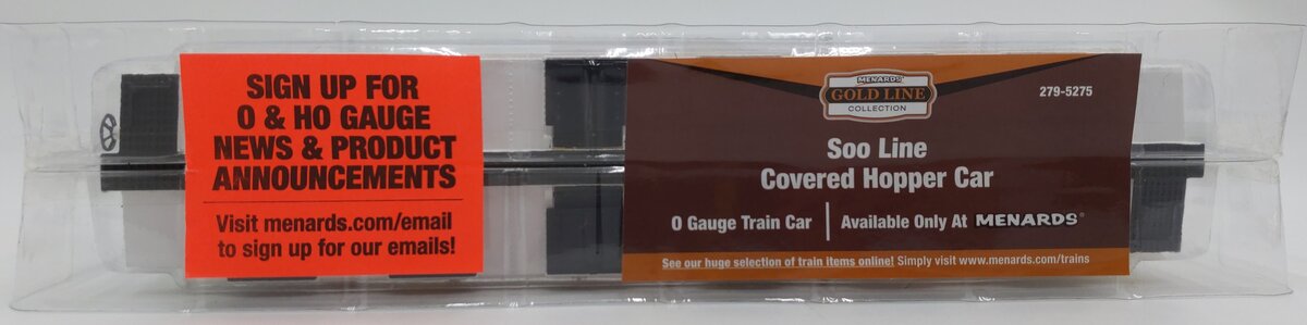Menards 279-5275 Soo Line Covered Hopper Car #6620 MT/Box