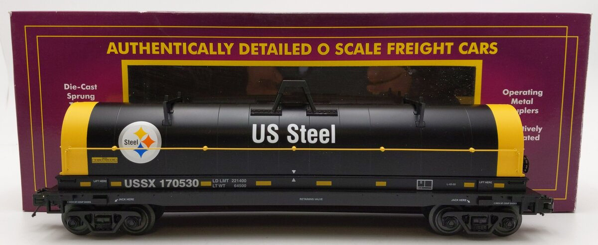 MTH 20-95345 O Scale United States Steel Coil Car #170530
