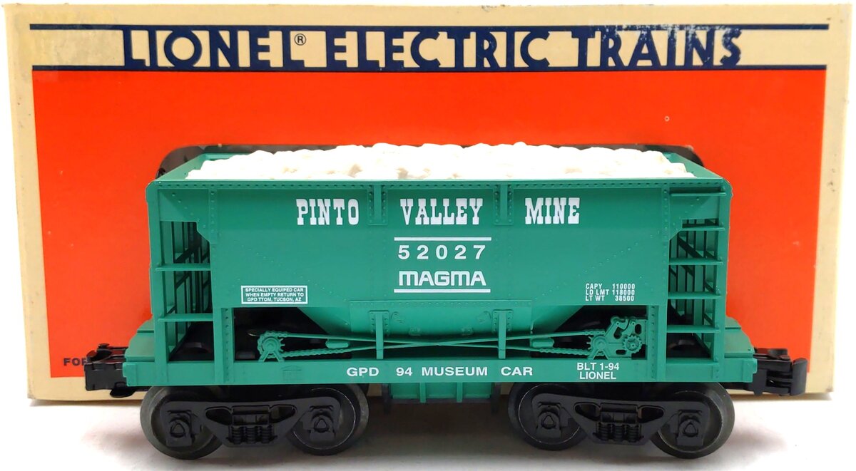 Lionel 6-52027 O Gauge 1994 Gadsden Pacific Museum Ore Car #52027 LN/Box