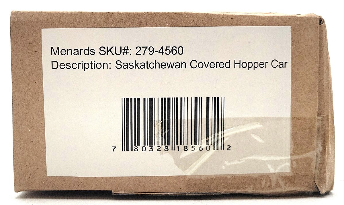 Menards 279-4560 O Gauge Saskatchewan Coal 4-Bay Hopper #6202 LN/Box