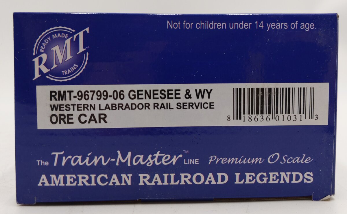 RMT 96799-06 O Western Labrador Rail Service Genesee & Wyoming Ore Car