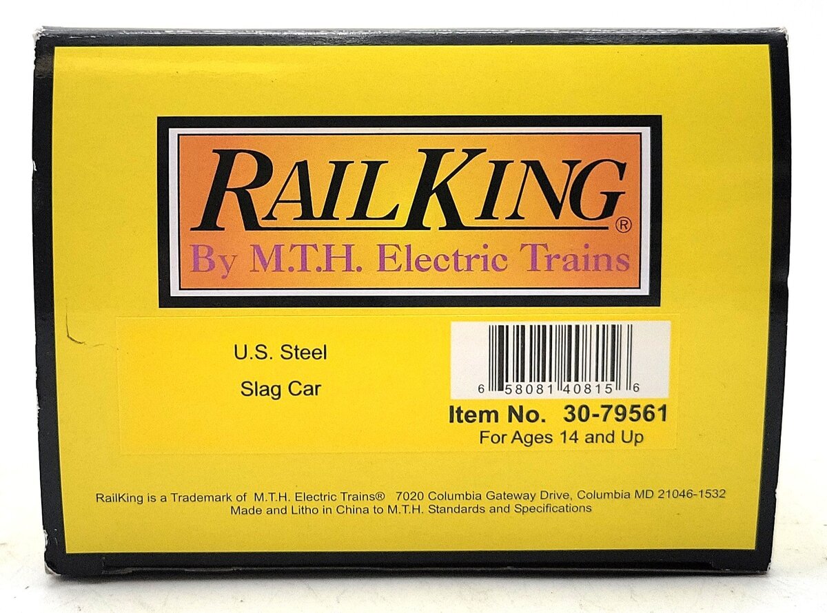 MTH 30-79561 O Gauge U.S. Steel Slag Car #230 LN/Box