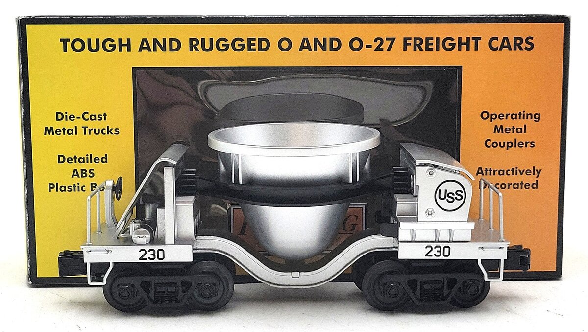 MTH 30-79561 O Gauge U.S. Steel Slag Car #230 LN/Box