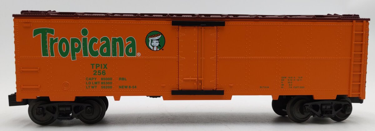 MTH 30-78169 O-27 Tropicana Modern Reefer Car #256 LN/Box