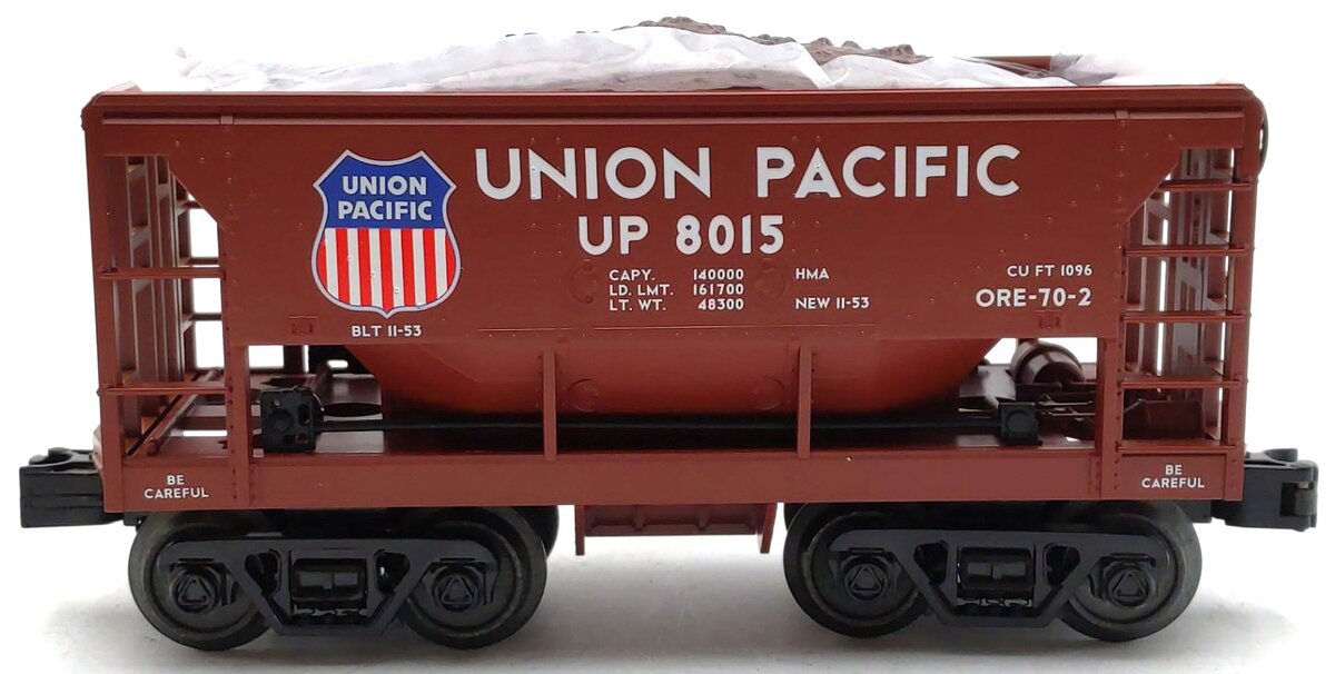 MTH 30-75516 O Union Pacific RailKing Ore Car w/Ore Load #8015 LN/Box