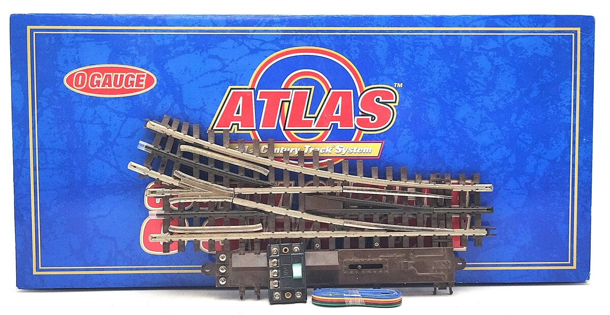 Atlas 6071 O54 Nickel Silver Right Hand Remote Switch Turnout EX/Box