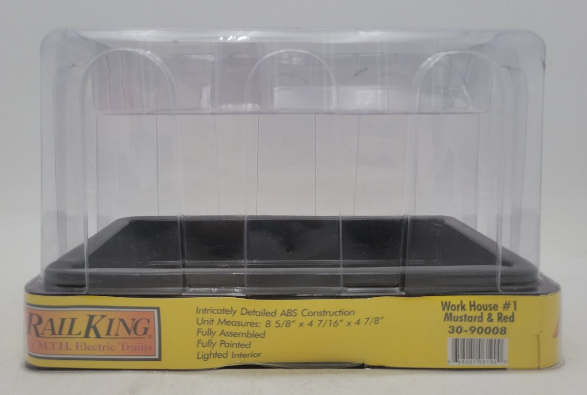 MTH 30-90008 O Gauge Mustard & Red Work House #1 EX/Box