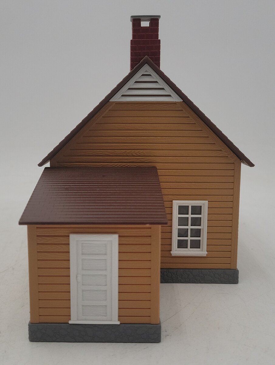 MTH 30-90008 O Gauge Mustard & Red Work House #1 EX/Box