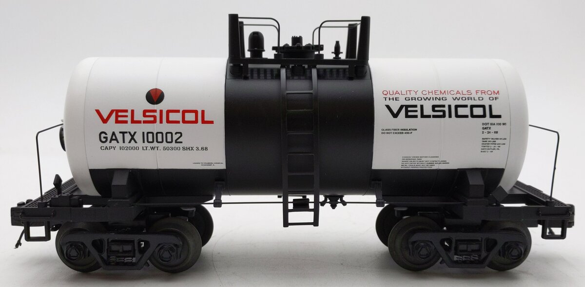 MTH 20-96215 O Gauge Velsicol 8000 Gallon Tank Car #10002 LN/Box