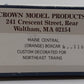 Crown Model O Gauge Maine Central Orange Boxcar Central #8116 LN/Box