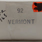 KMT 92 O Gauge Vermont Boxcar #163 VG/Box