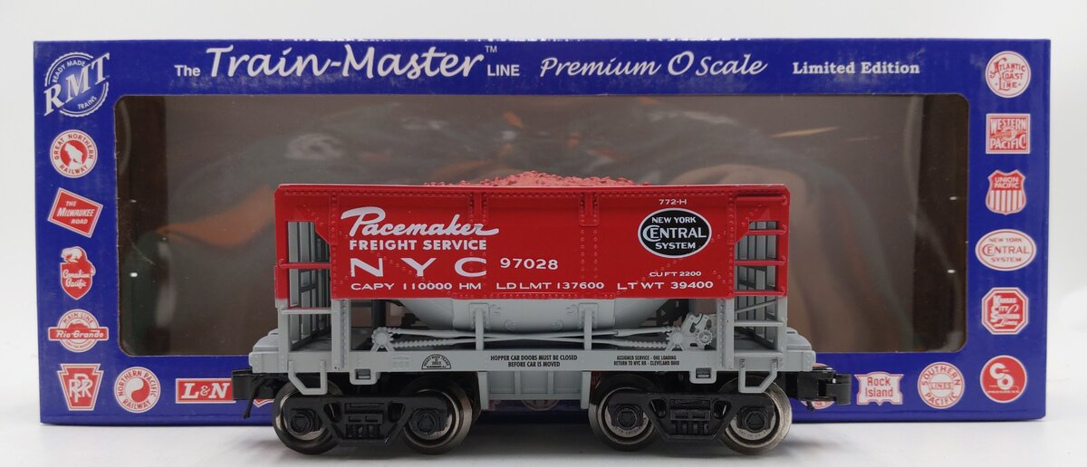 RMT 96721-3 O New York Central Pacemaker Ore Car #97028 EX/Box