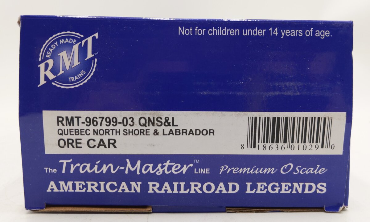 RMT 96799-03 O Quebec North Shore & Labrador Ore Car #1954058 EX/Box